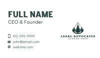 Pine Tree Mountain Forestry Business Card Image Preview