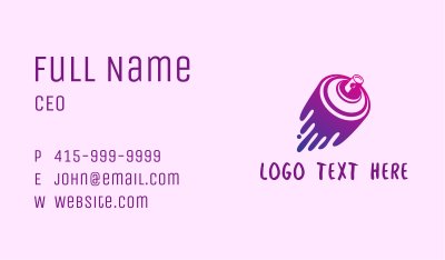 Gradient Spray Can Business Card Image Preview