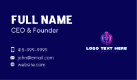 Studio Podcast Microphone Business Card Image Preview