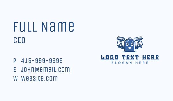 Sanitation Disinfection Cleaner Business Card Design Image Preview
