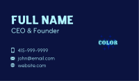 Sparkle Star Wordmark Business Card Image Preview
