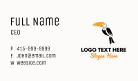 Perched Toucan Wildlife Center Business Card Image Preview