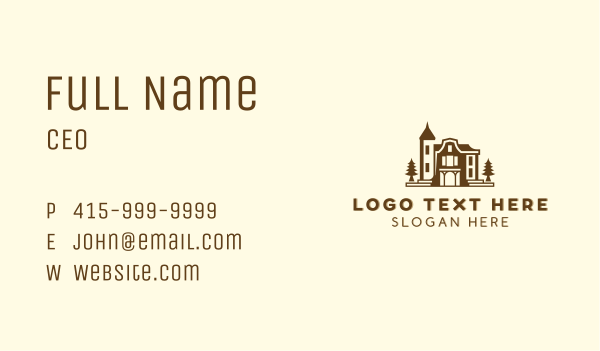 House Real Estate Architecture Business Card Design Image Preview