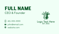 Green Liberty Head  Business Card Image Preview