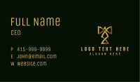 Elegant Golden Hotel Letter T Business Card Image Preview