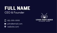 Kettlebell Gym Barbell Business Card Image Preview