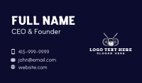 Kettlebell Gym Barbell Business Card Image Preview