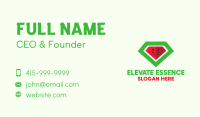 Watermelon Diamond Business Card Image Preview