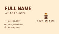 Tribal Tiki  Food Business Card Design