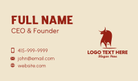 Red Bull Ox   Business Card Design