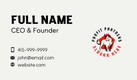 Wild Bullfighter Horn Business Card Design