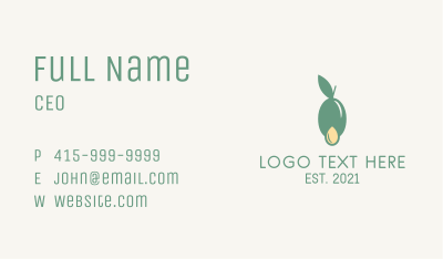 Fruit Oil Extract  Business Card Image Preview
