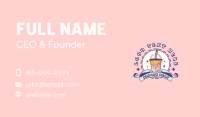 Quirky Bubble Tea Beverage Business Card Image Preview