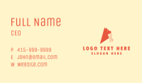 Orange Dog Leash Business Card Image Preview