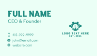 Human Charity Letter Business Card Design