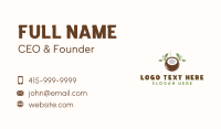 Tropical Coconut Drink Business Card Design