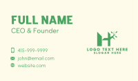 Tree Branch Letter H Business Card Image Preview