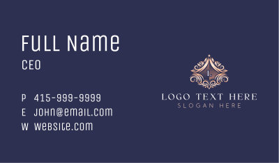 Classic Luxury Ornamental Business Card Image Preview