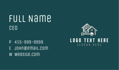 Brick Construction Builder Business Card Image Preview