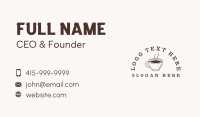 Hot Coffee Restaurant Business Card Image Preview