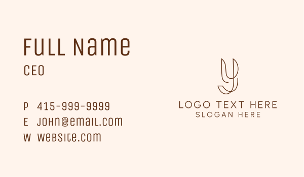 Style Scribble Boutique Business Card Design Image Preview