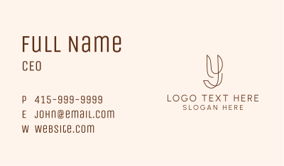 Style Scribble Boutique Business Card Image Preview
