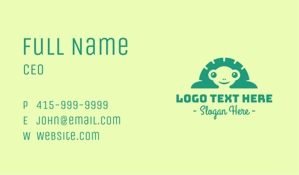 Cute Frog Eyes Business Card Design Image Preview