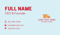 Hot Dog Food Truck Business Card Design