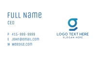 Abstract G Stroke Business Card Image Preview