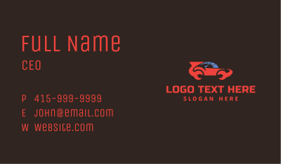 Automotive Wrench Speed Business Card Image Preview
