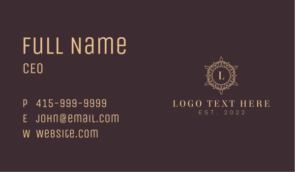 Luxe Beauty Cosmetics Business Card Design Image Preview
