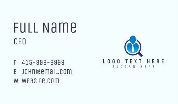 Employee Outsourcing Agency Business Card Design Image Preview