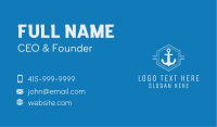 Maritime Anchor Badge Business Card Image Preview