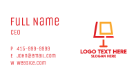 Abstract Lamp Business Card Image Preview