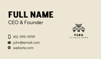 House Estate Key Business Card Design