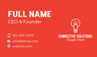 Light Bulb Price Tag Business Card Image Preview