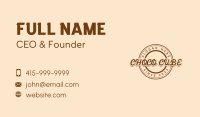 Cuisine Restaurant Emblem Business Card Image Preview