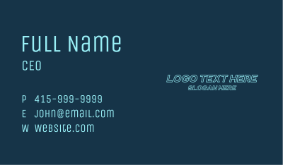 Business Firm Wordmark Business Card Image Preview