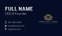 Royal Crown Shield Business Card Preview