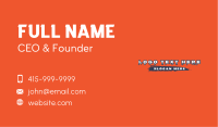 Dripping Graffiti Wordmark Business Card Image Preview