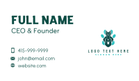 Feline Canine Veterinary Business Card Preview