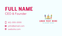 Alphabet Castle Nursery Business Card Design