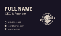 Circle Grunge Stamp Business Card Image Preview