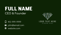 Shiny Diamond Jewelry Business Card Design