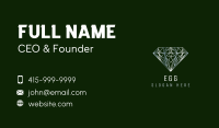 Shiny Diamond Jewelry Business Card Image Preview