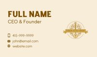 Sitar Music Instrument Business Card Image Preview