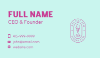 Strawberry Ice Cream Business Card Design