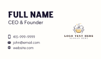 Candle Spa Wellness Business Card Design