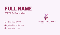 Dancing Woman Performer Business Card Image Preview