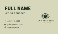 Shovel Leaves Landscaping Business Card Image Preview